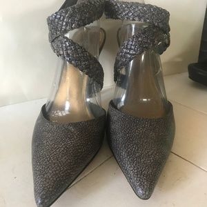 NWOT Joey O heels Braided Straps